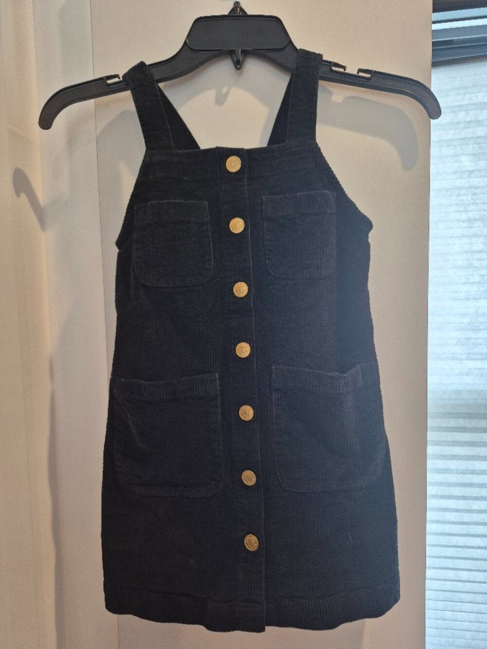 Crewcuts Navy Corduroy Jumper Dress